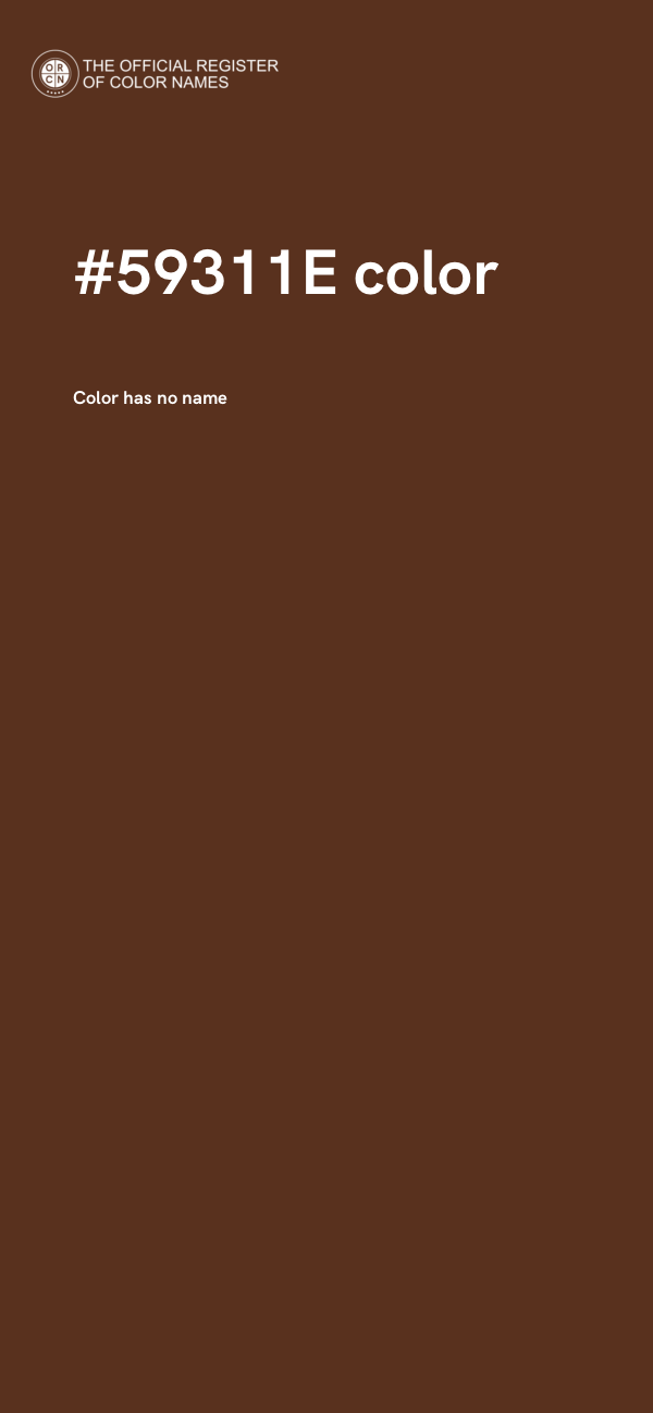 #59311E color image