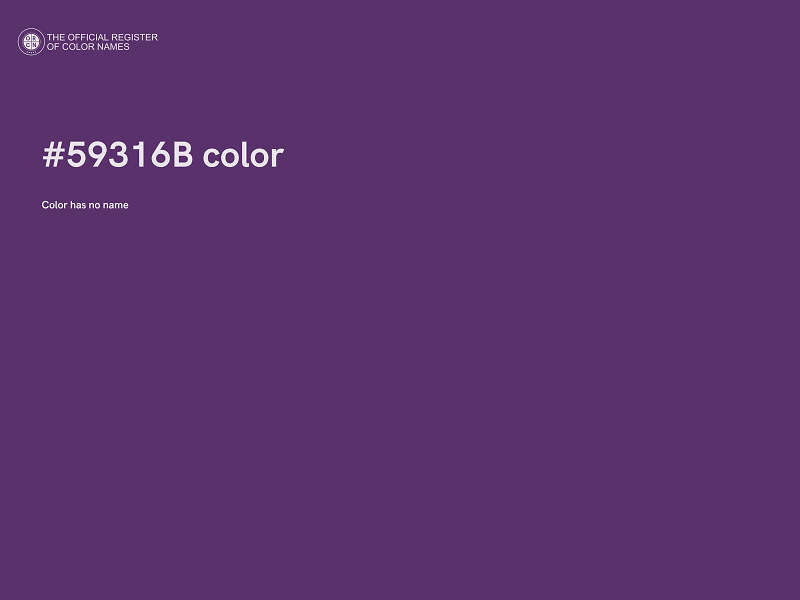 #59316B color image