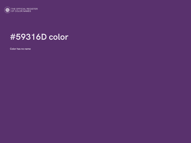 #59316D color image