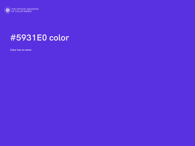 #5931E0 color image