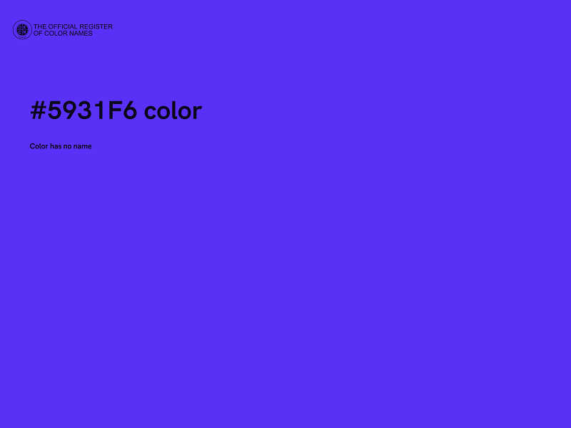 #5931F6 color image