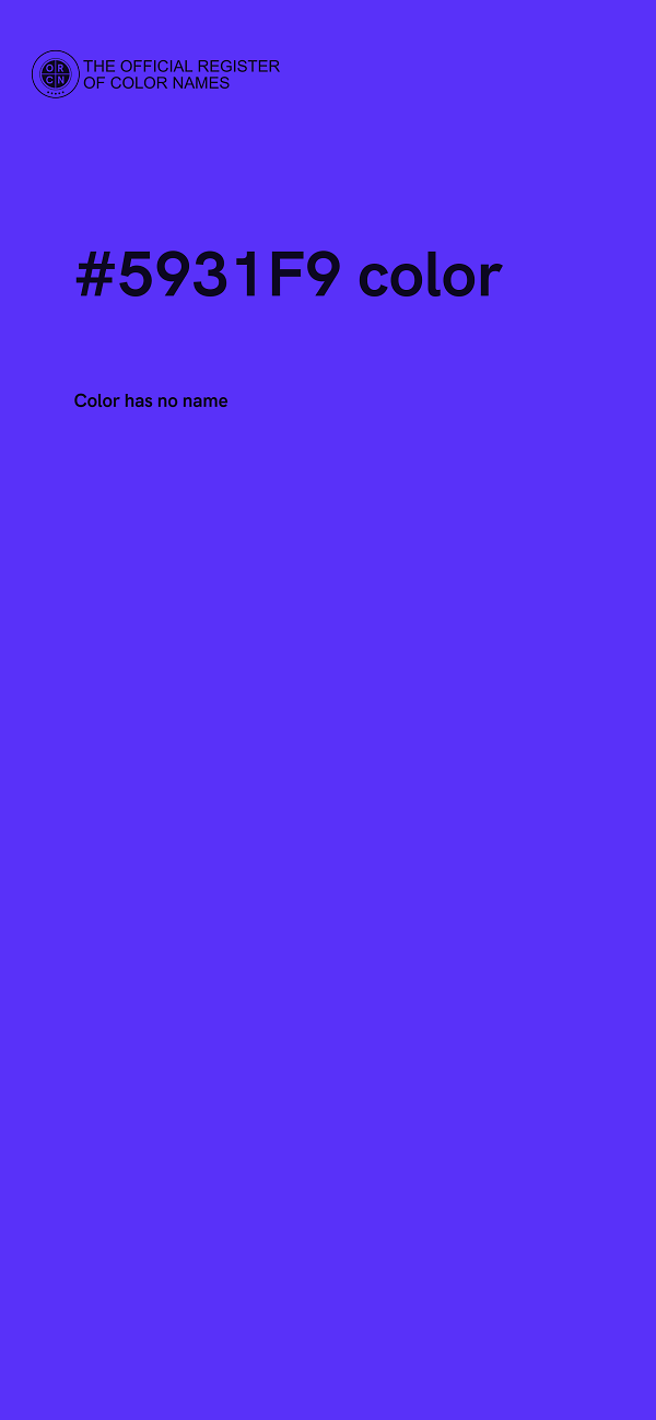 #5931F9 color image