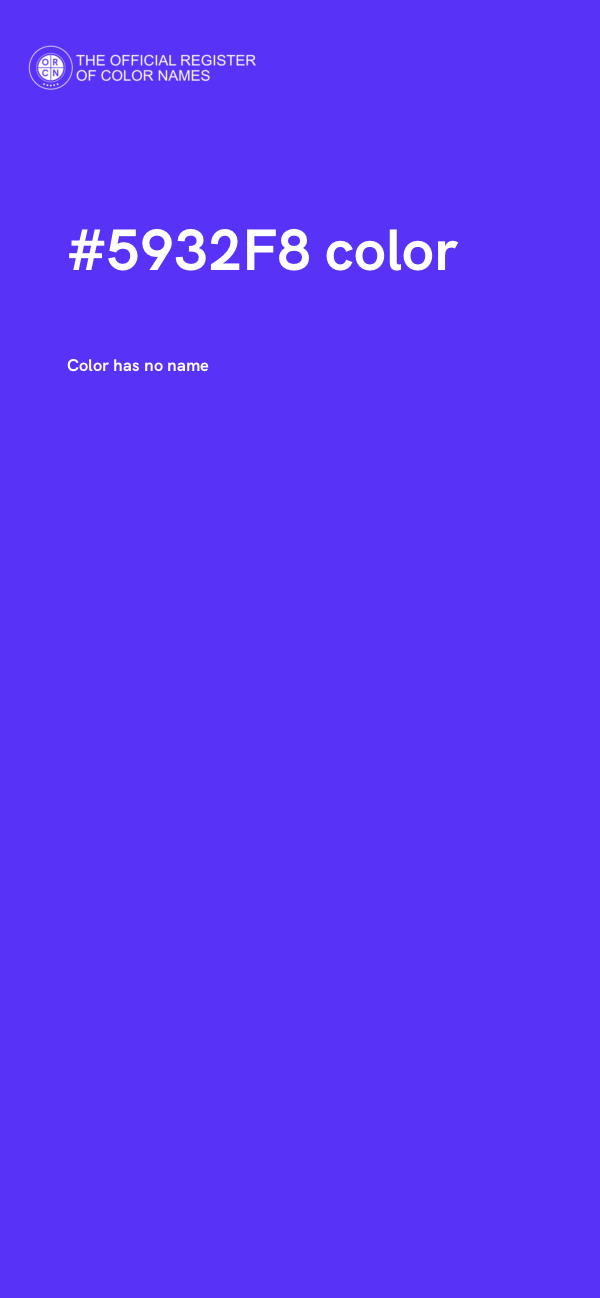#5932F8 color image