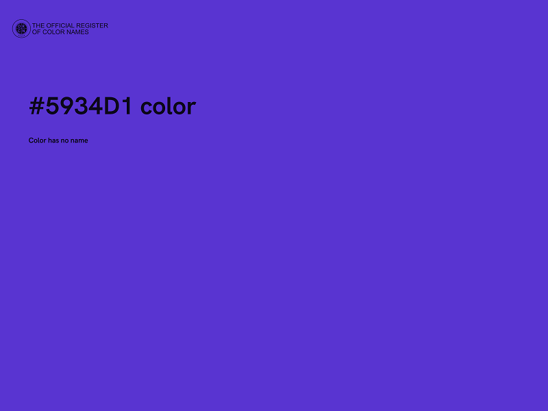 #5934D1 color image