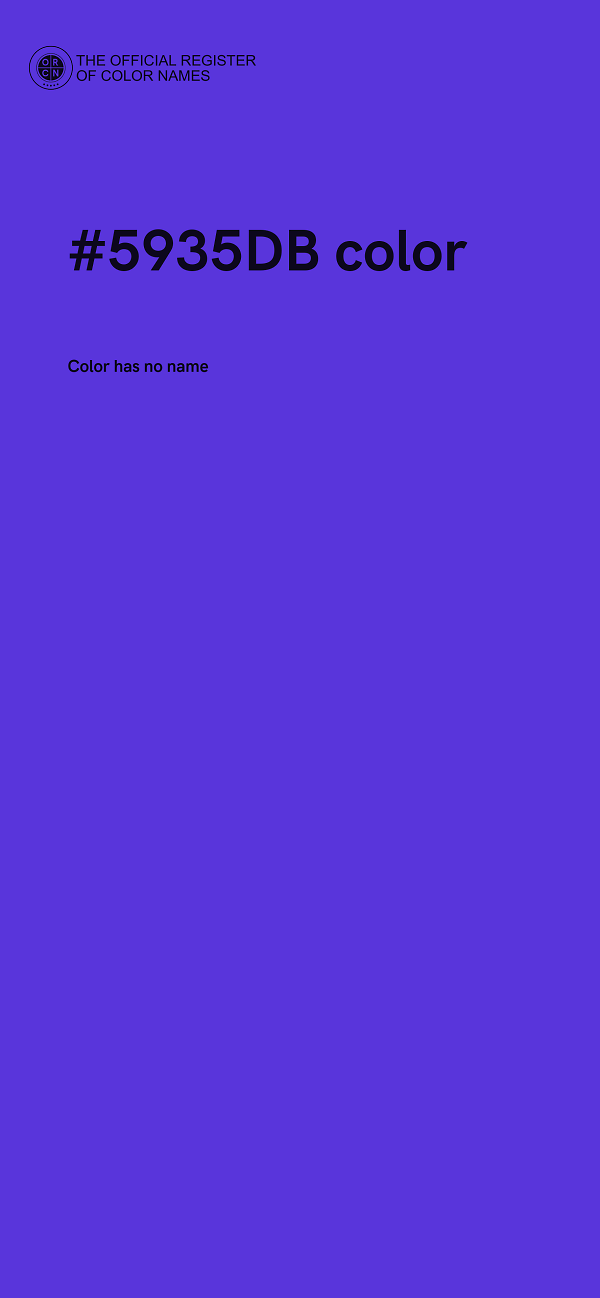 #5935DB color image