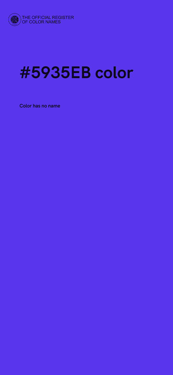 #5935EB color image