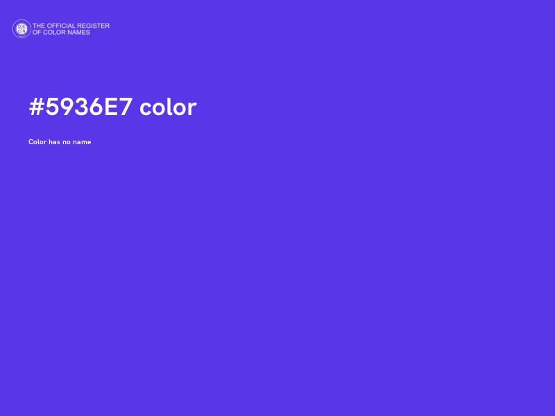 #5936E7 color image