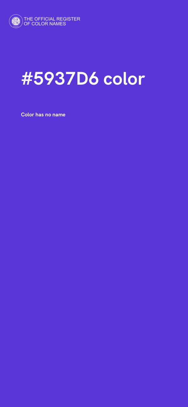 #5937D6 color image