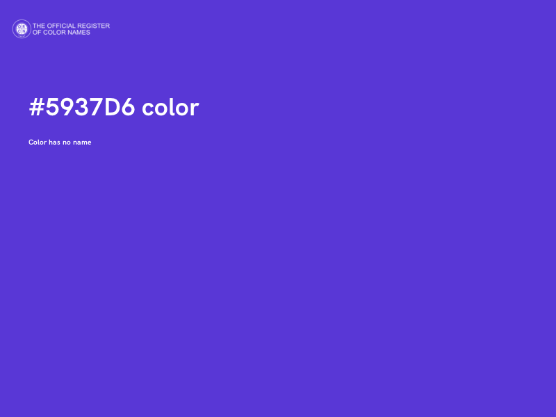 #5937D6 color image