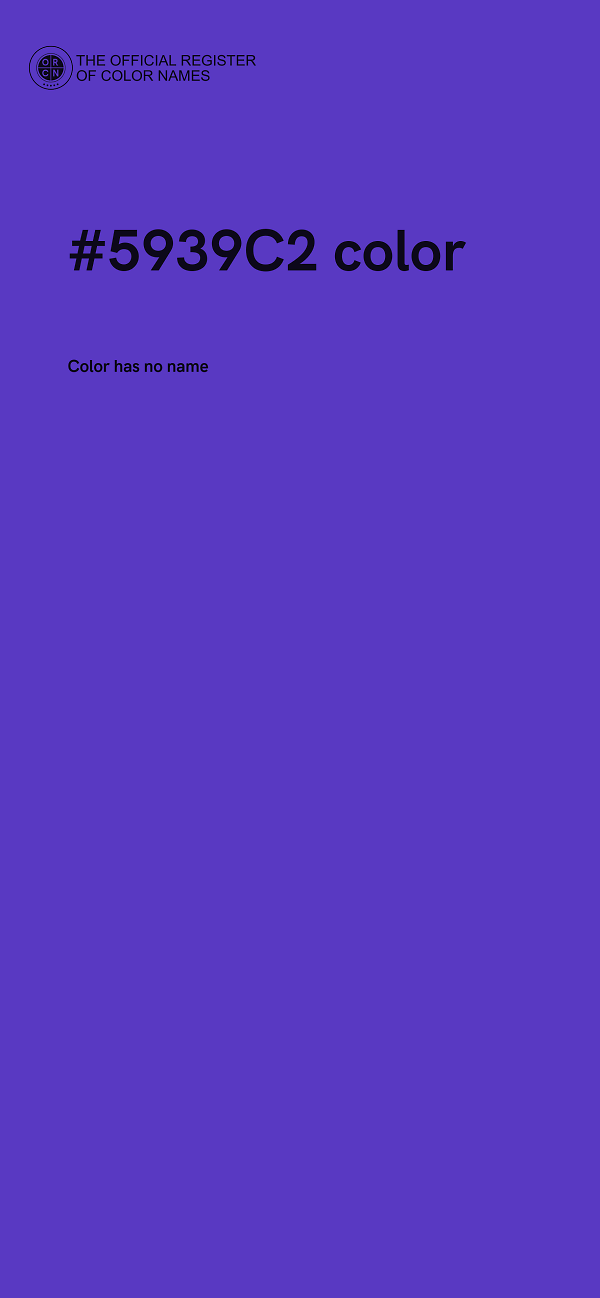 #5939C2 color image