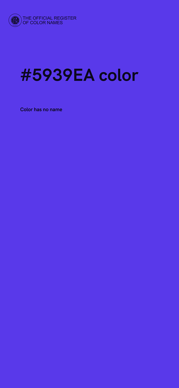#5939EA color image