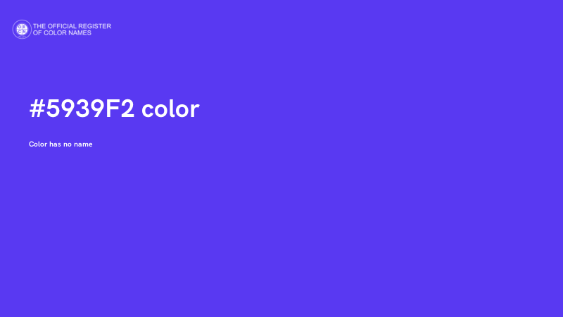 #5939F2 color image