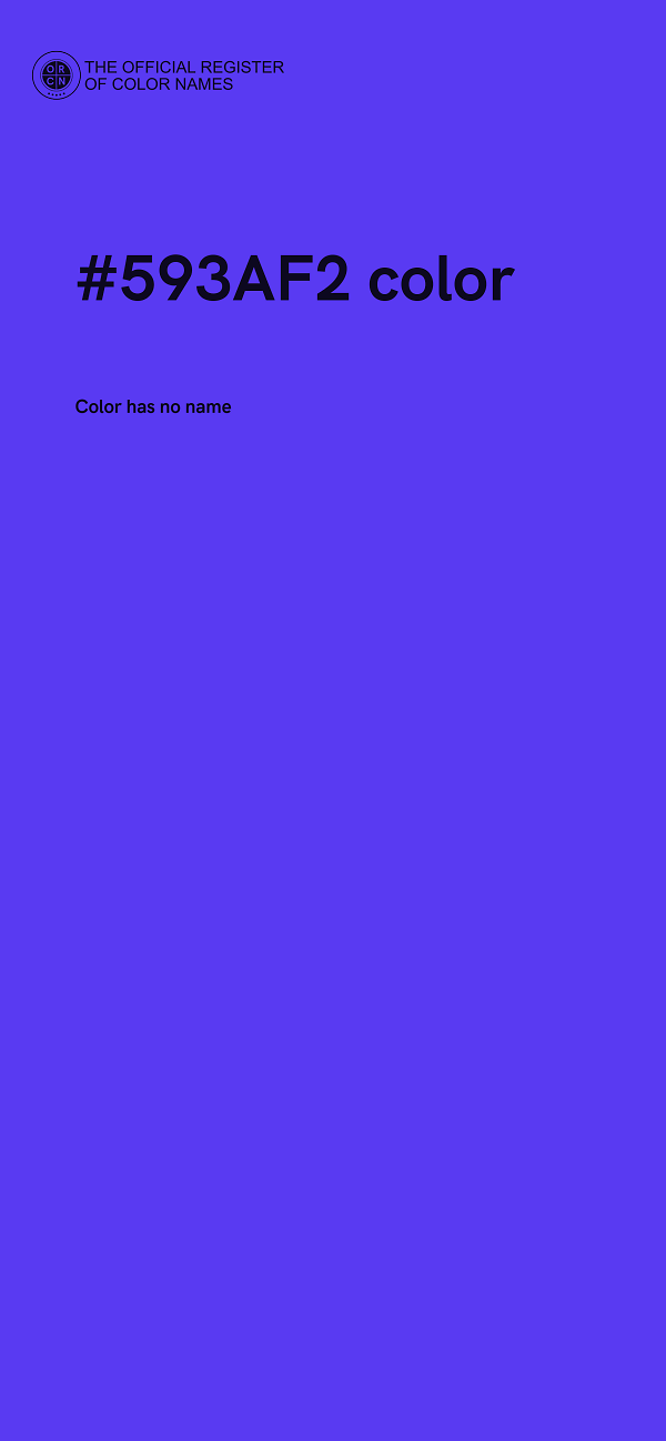 #593AF2 color image
