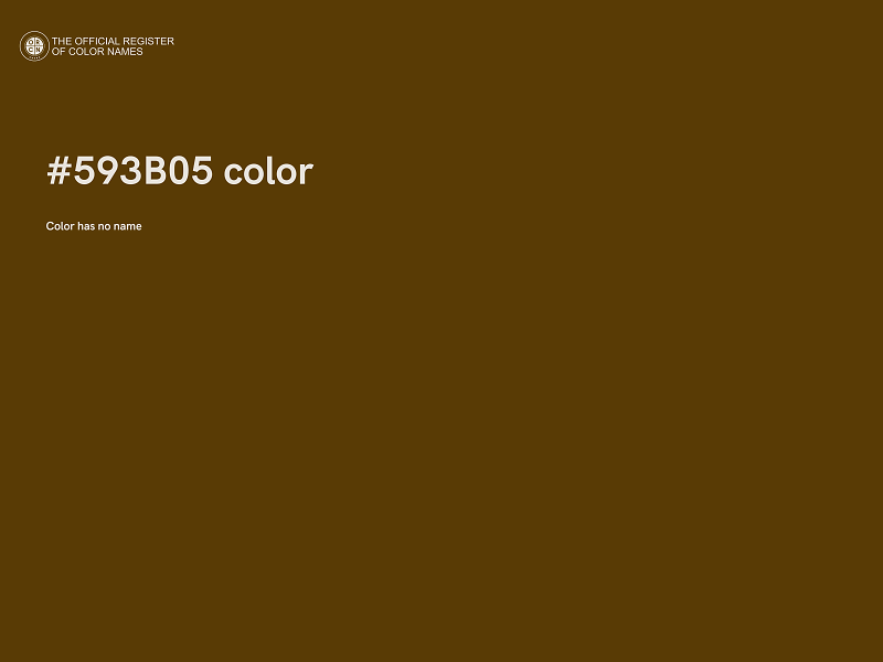 #593B05 color image