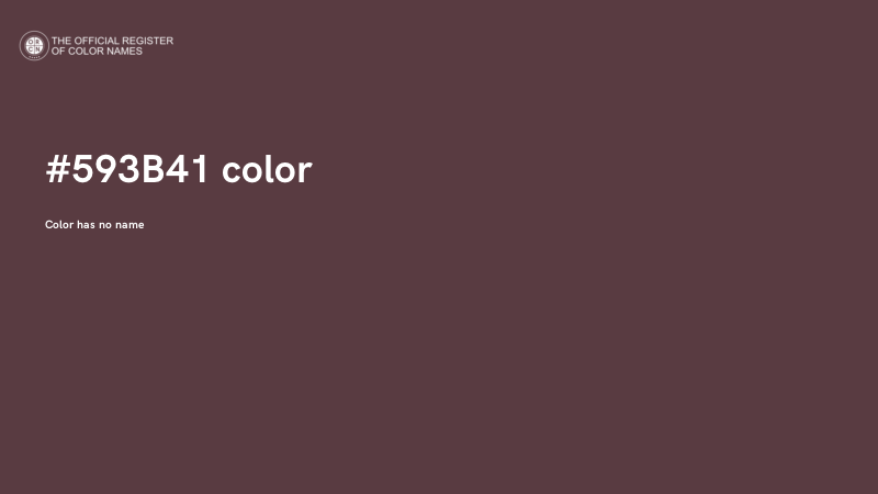 #593B41 color image