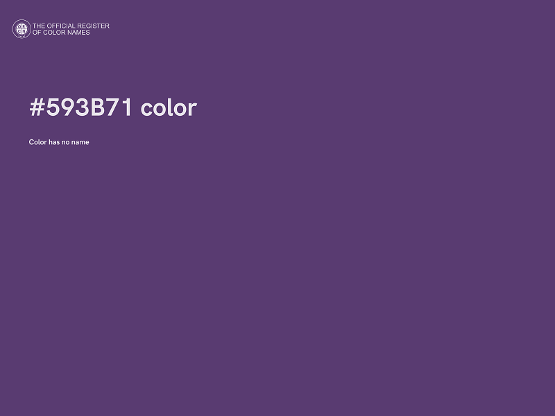 #593B71 color image