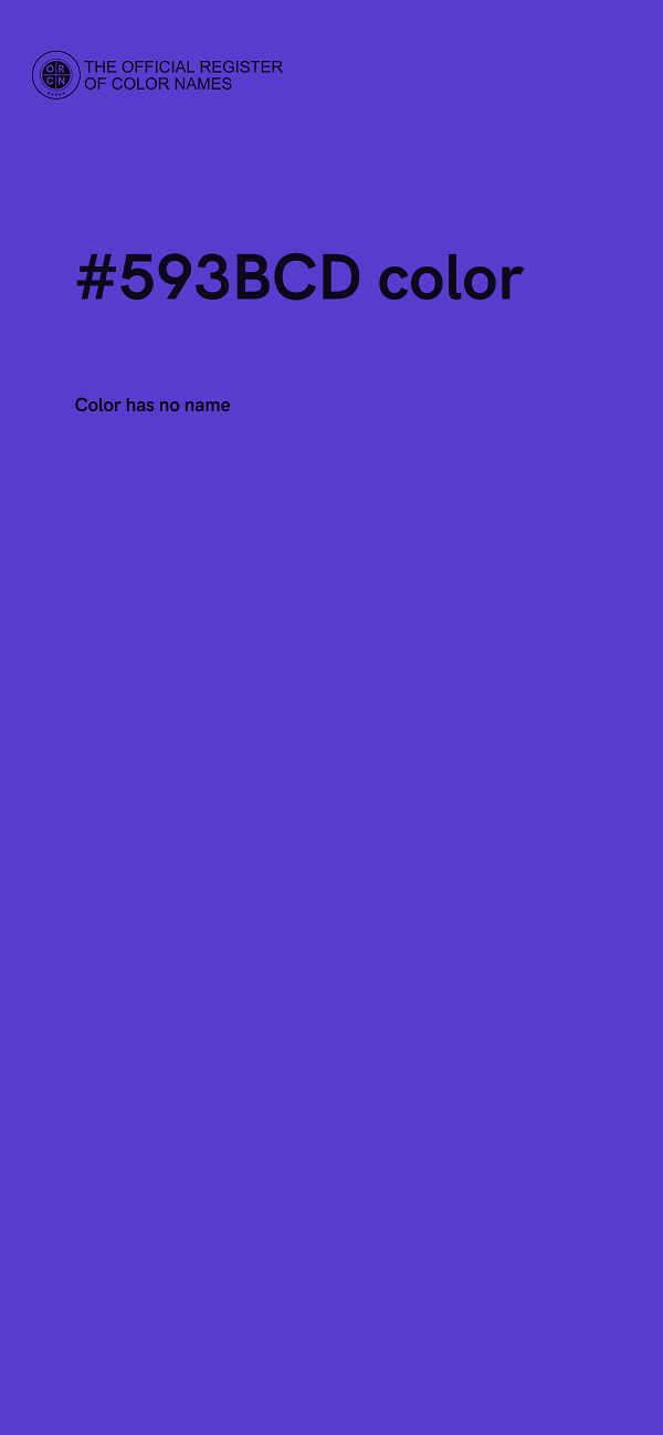 #593BCD color image