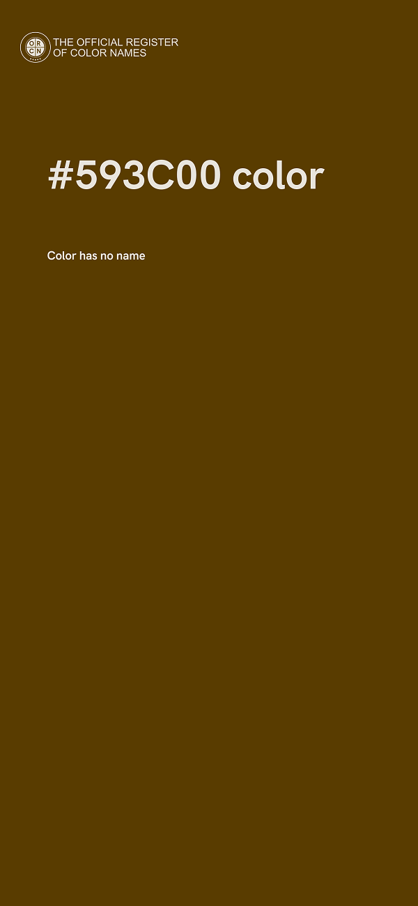 #593C00 color image