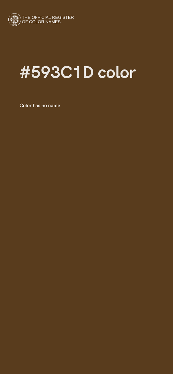 #593C1D color image