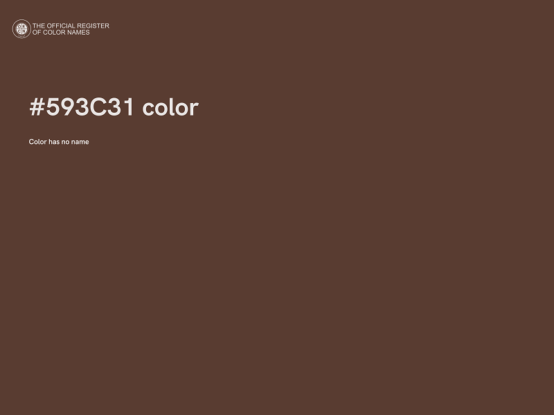 #593C31 color image