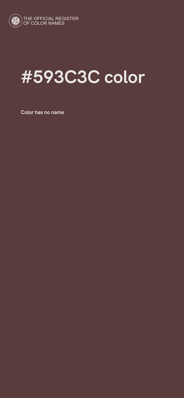 #593C3C color image