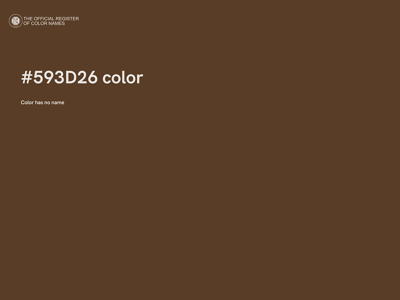 #593D26 color image