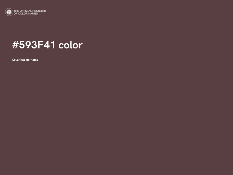#593F41 color image