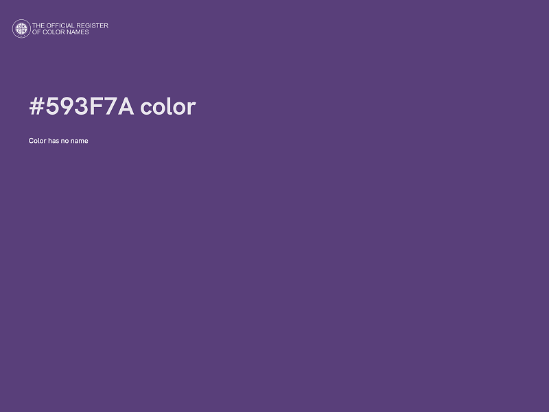 #593F7A color image