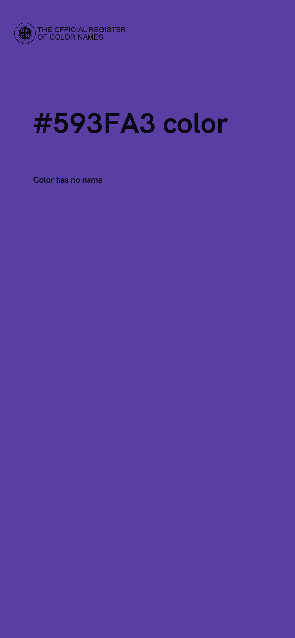 #593FA3 color image