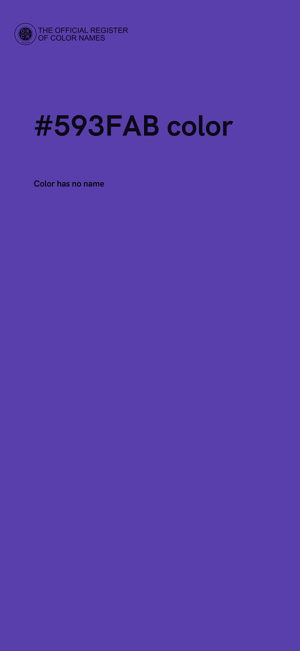 #593FAB color image