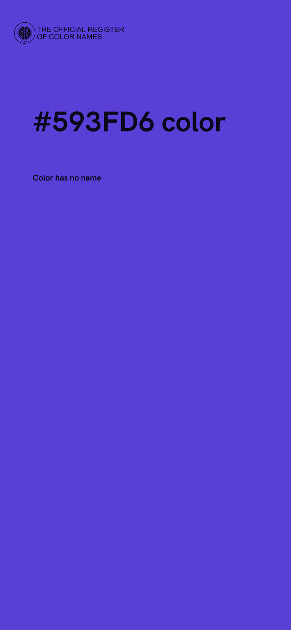 #593FD6 color image
