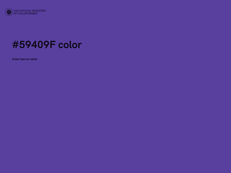 #59409F color image