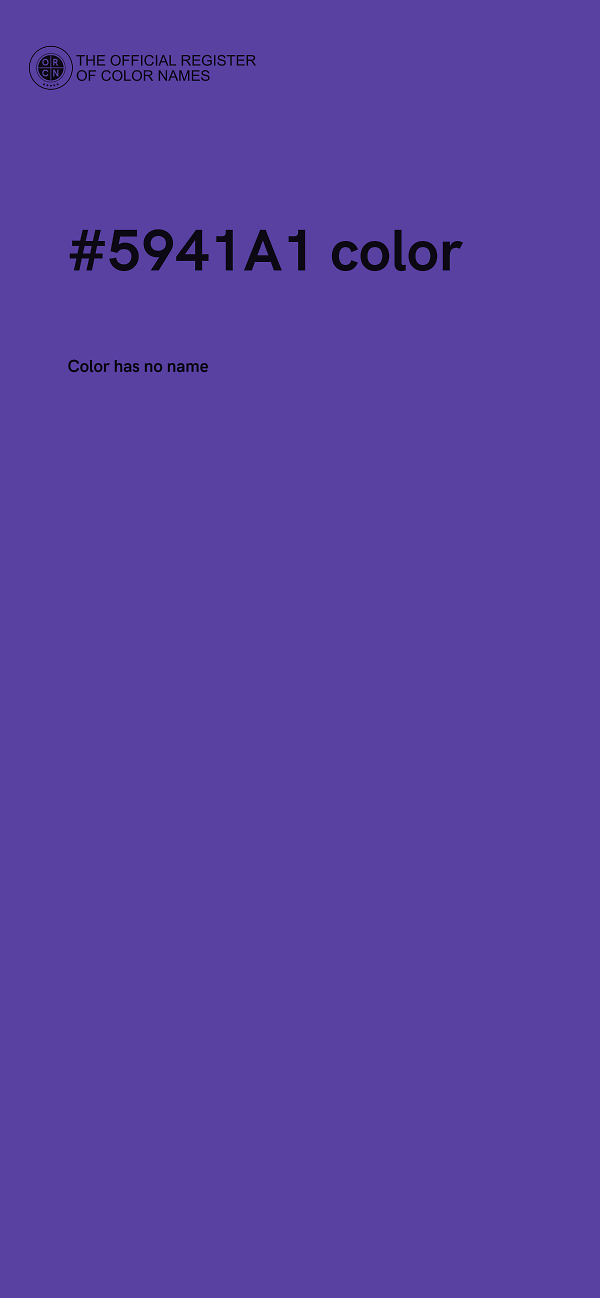#5941A1 color image