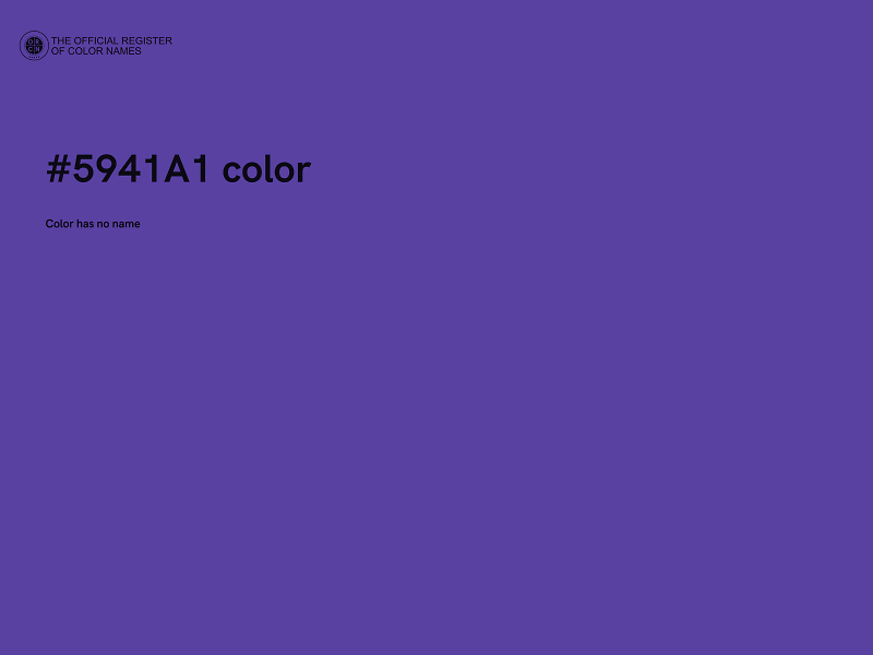 #5941A1 color image