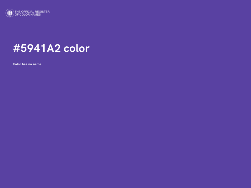 #5941A2 color image