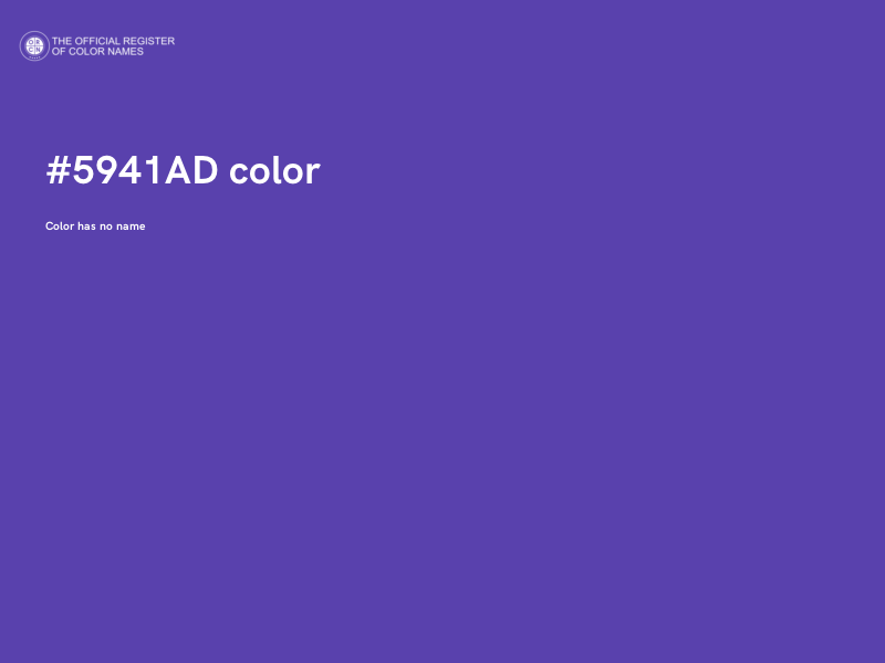 #5941AD color image