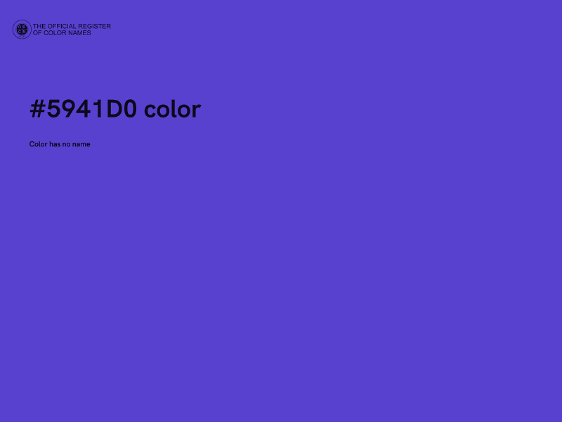 #5941D0 color image