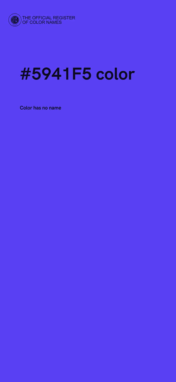 #5941F5 color image