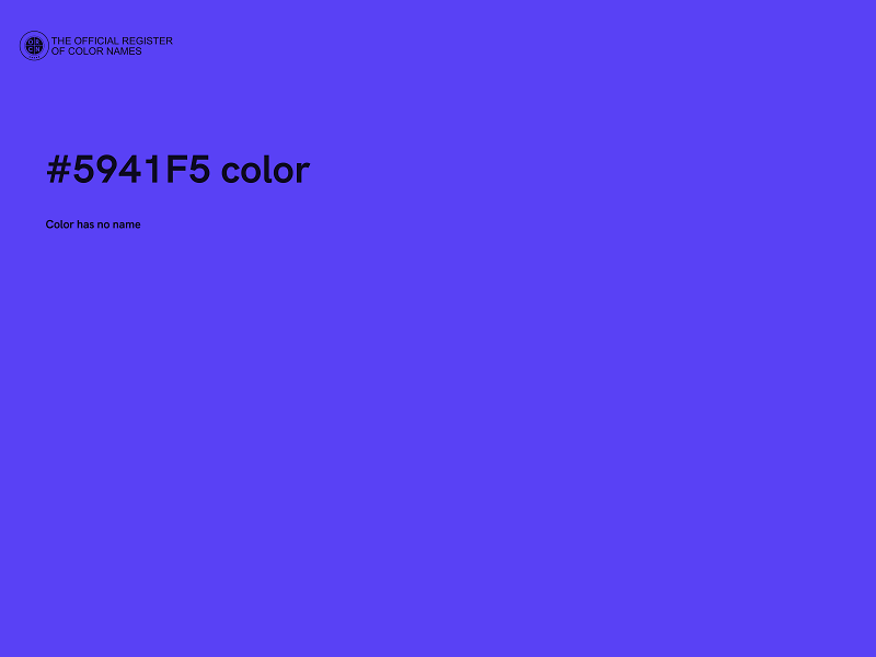 #5941F5 color image