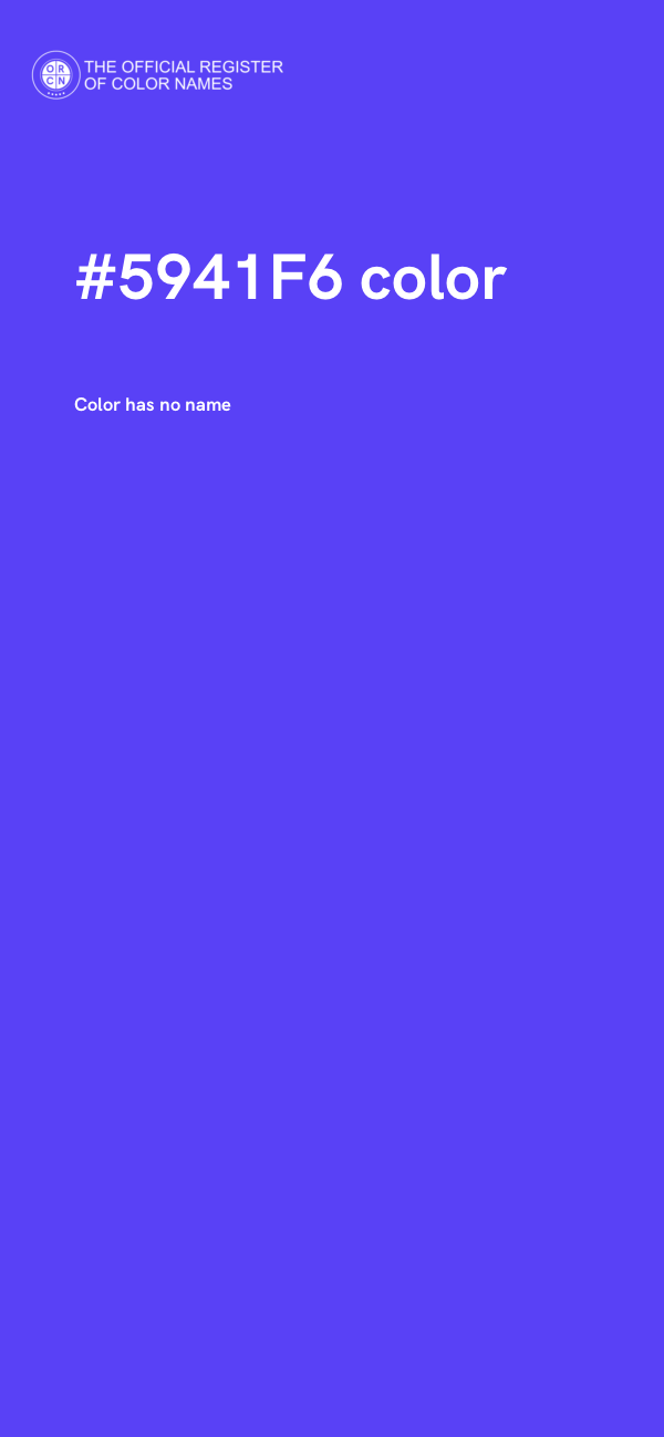#5941F6 color image