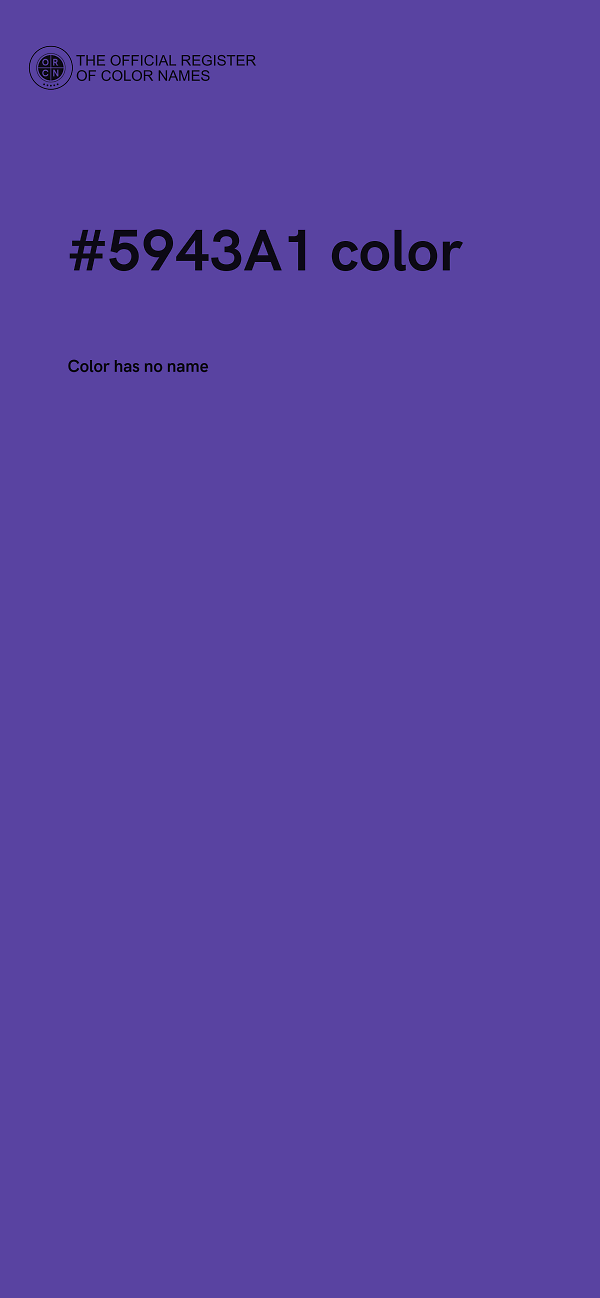 #5943A1 color image