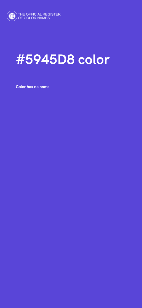 #5945D8 color image