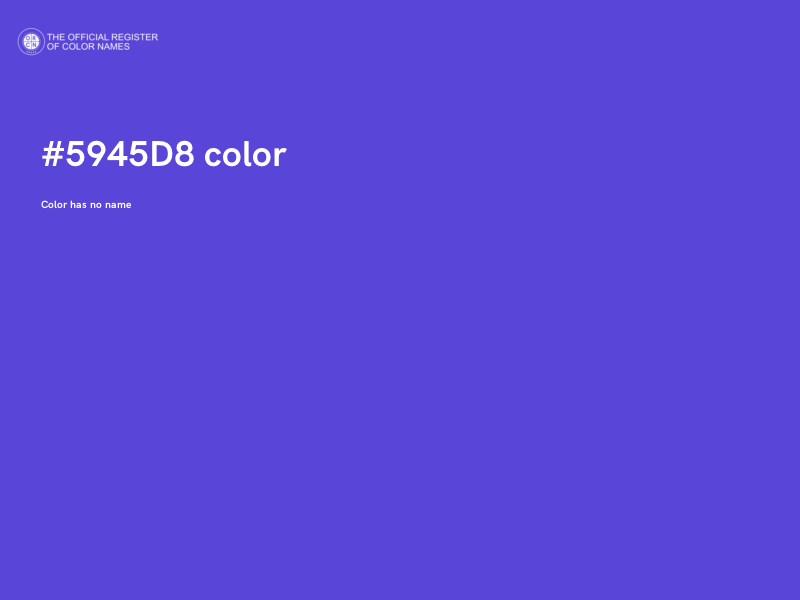 #5945D8 color image