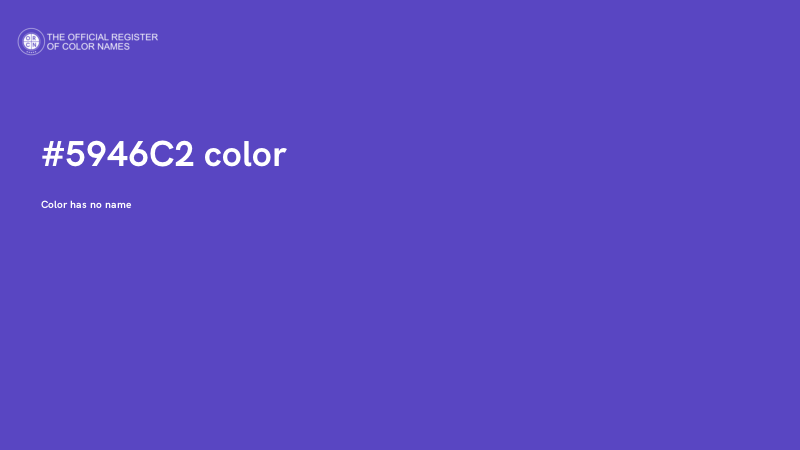 #5946C2 color image