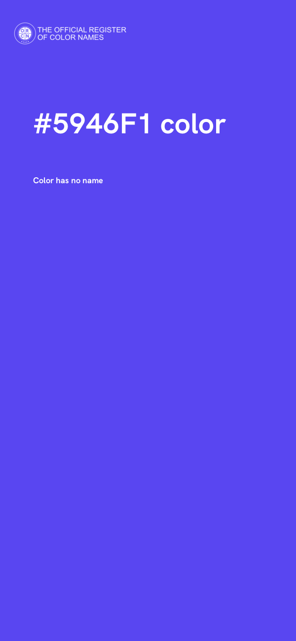 #5946F1 color image