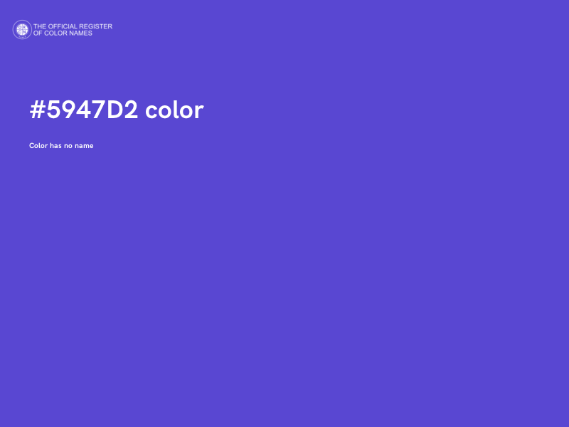 #5947D2 color image