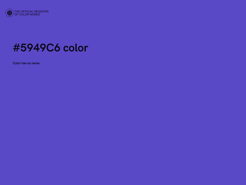 #5949C6 color image