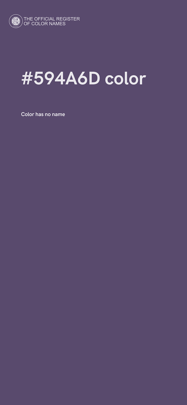 #594A6D color image