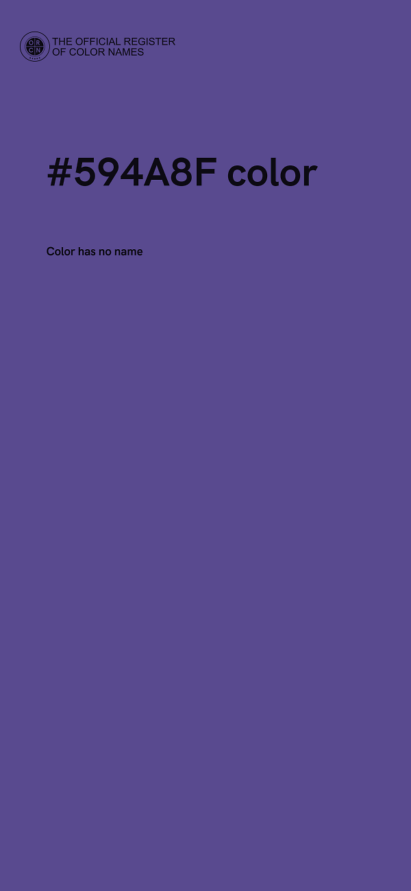 #594A8F color image