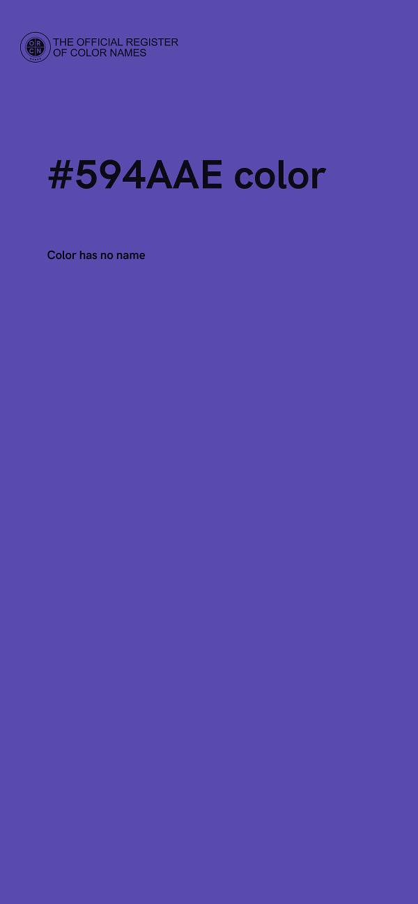 #594AAE color image